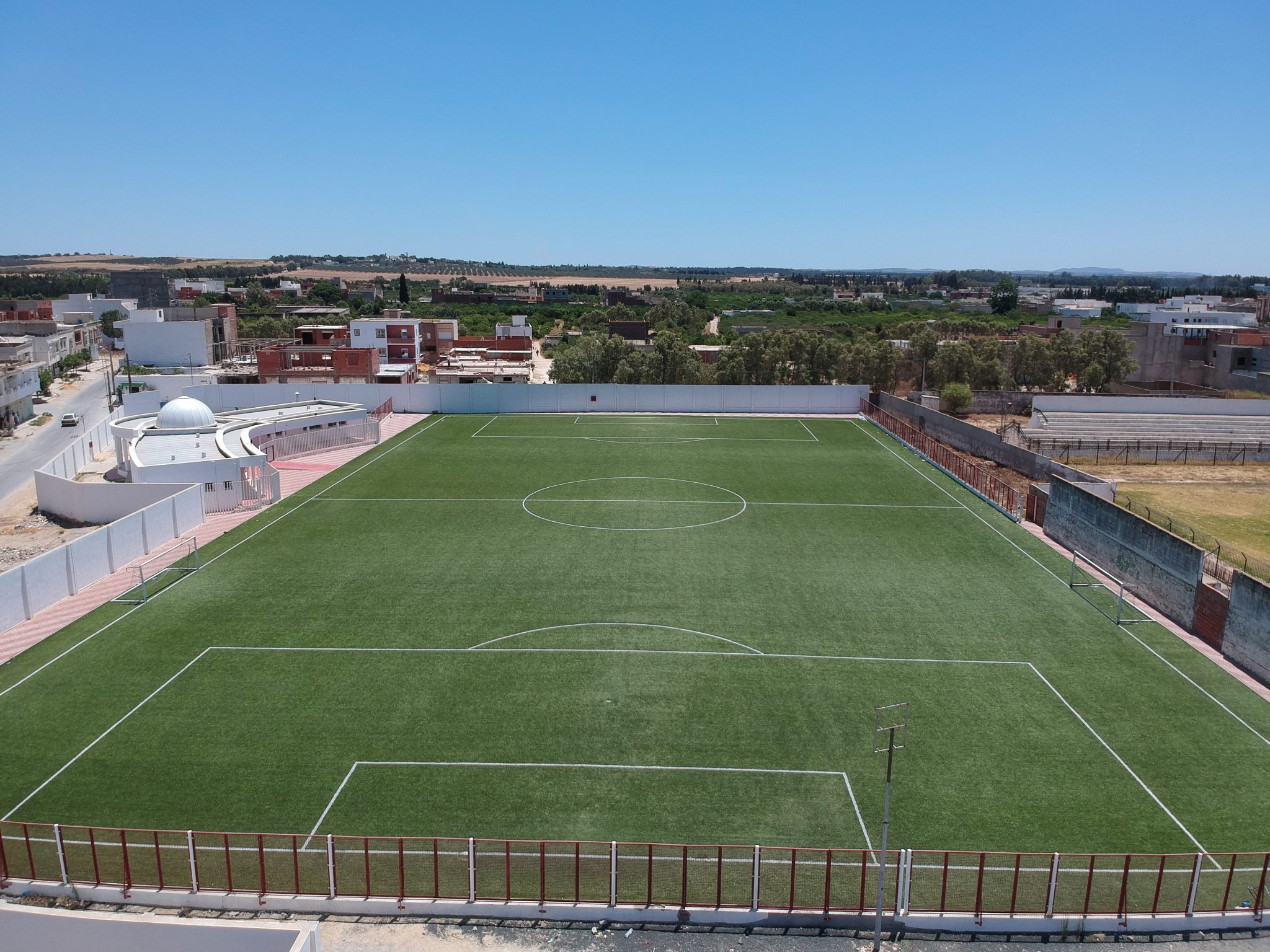 Tunisia high performance artificial grass FIFA football field