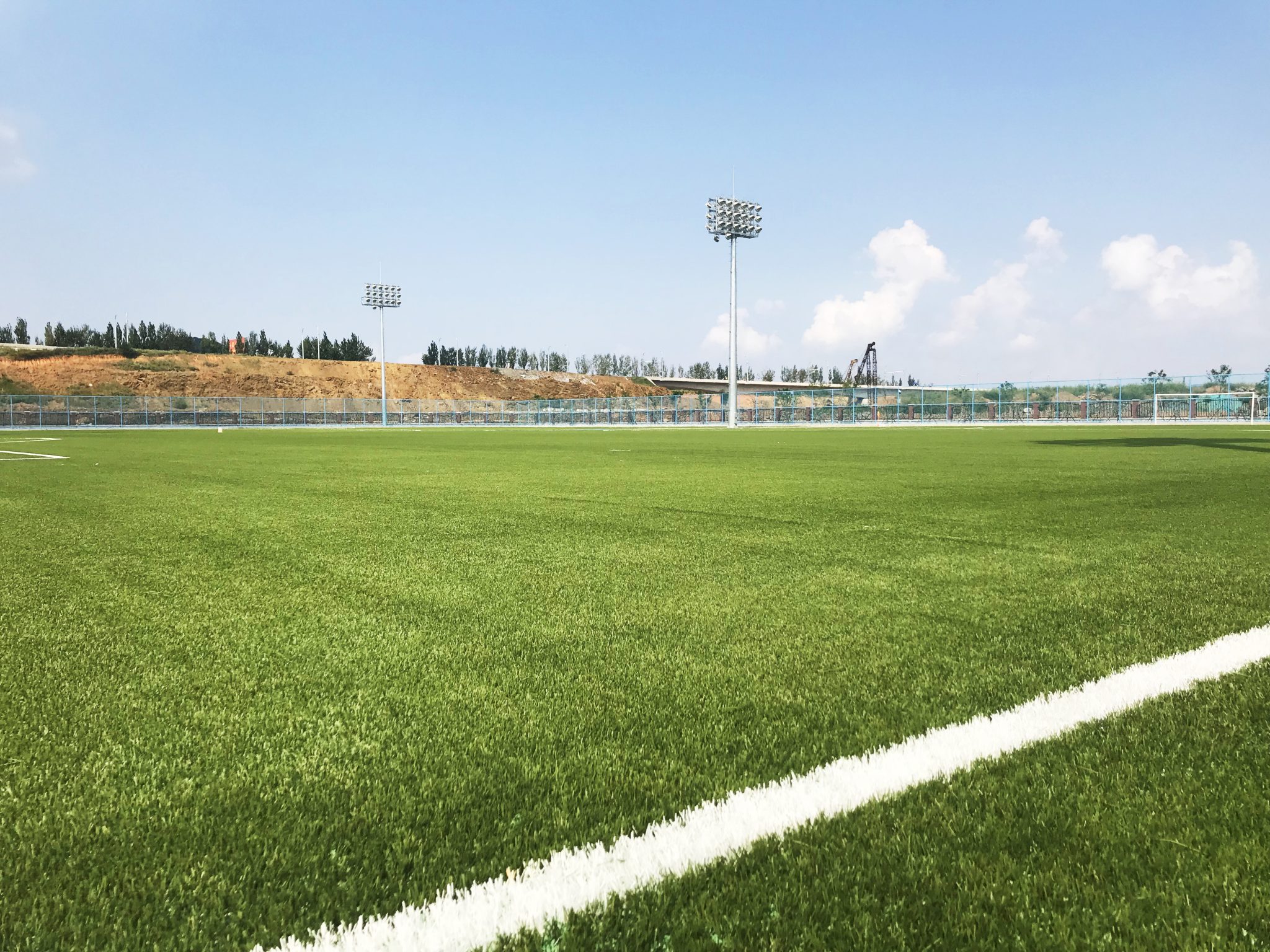 CCGrass artificial grass factory FIFA pro quality football field Dalian Youth Football Training Base No.2 Venue
