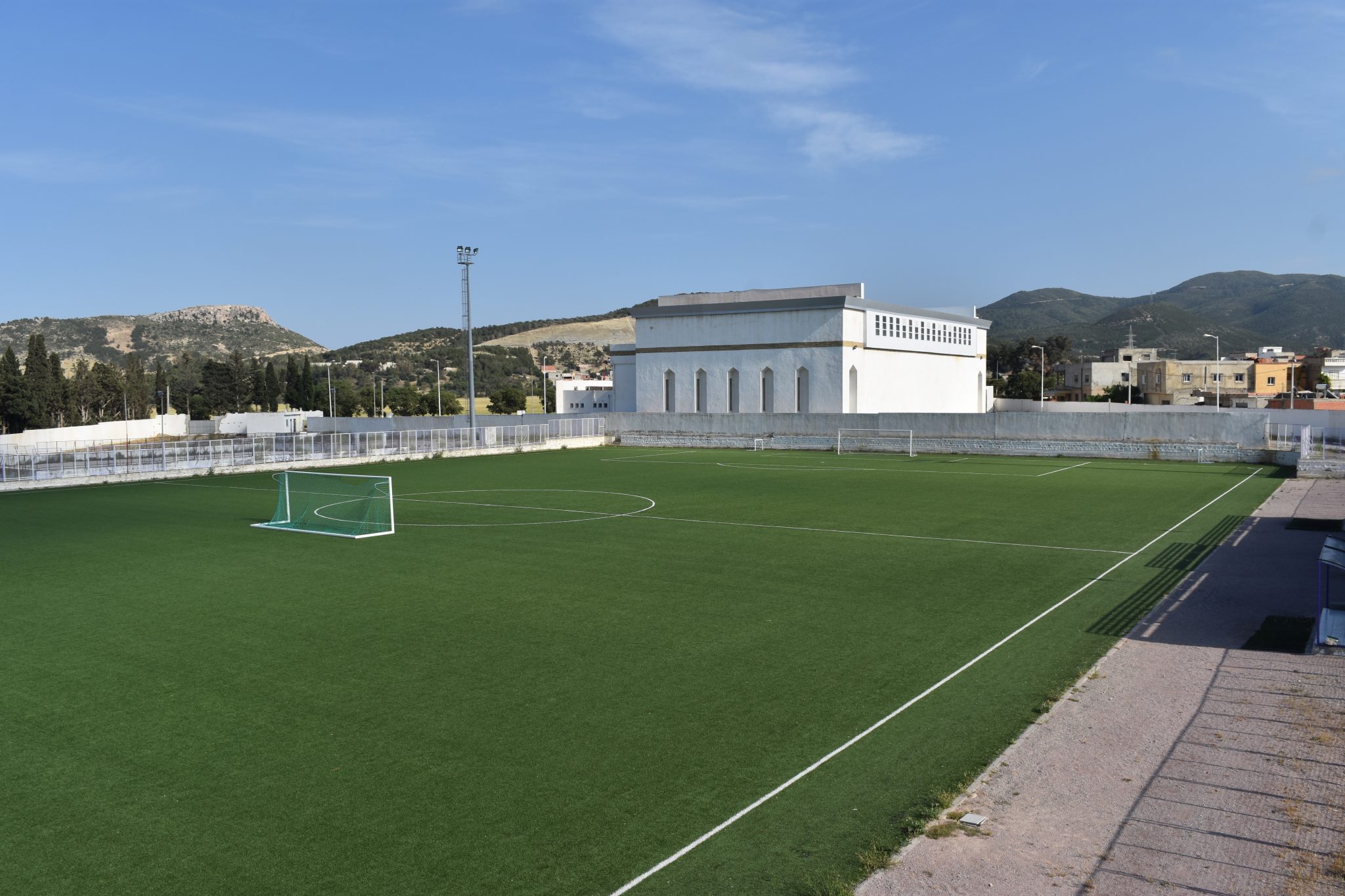 CCGrass artificial grass factory FIFA quality football field Municipal Borj Cedria TUNIGOAL