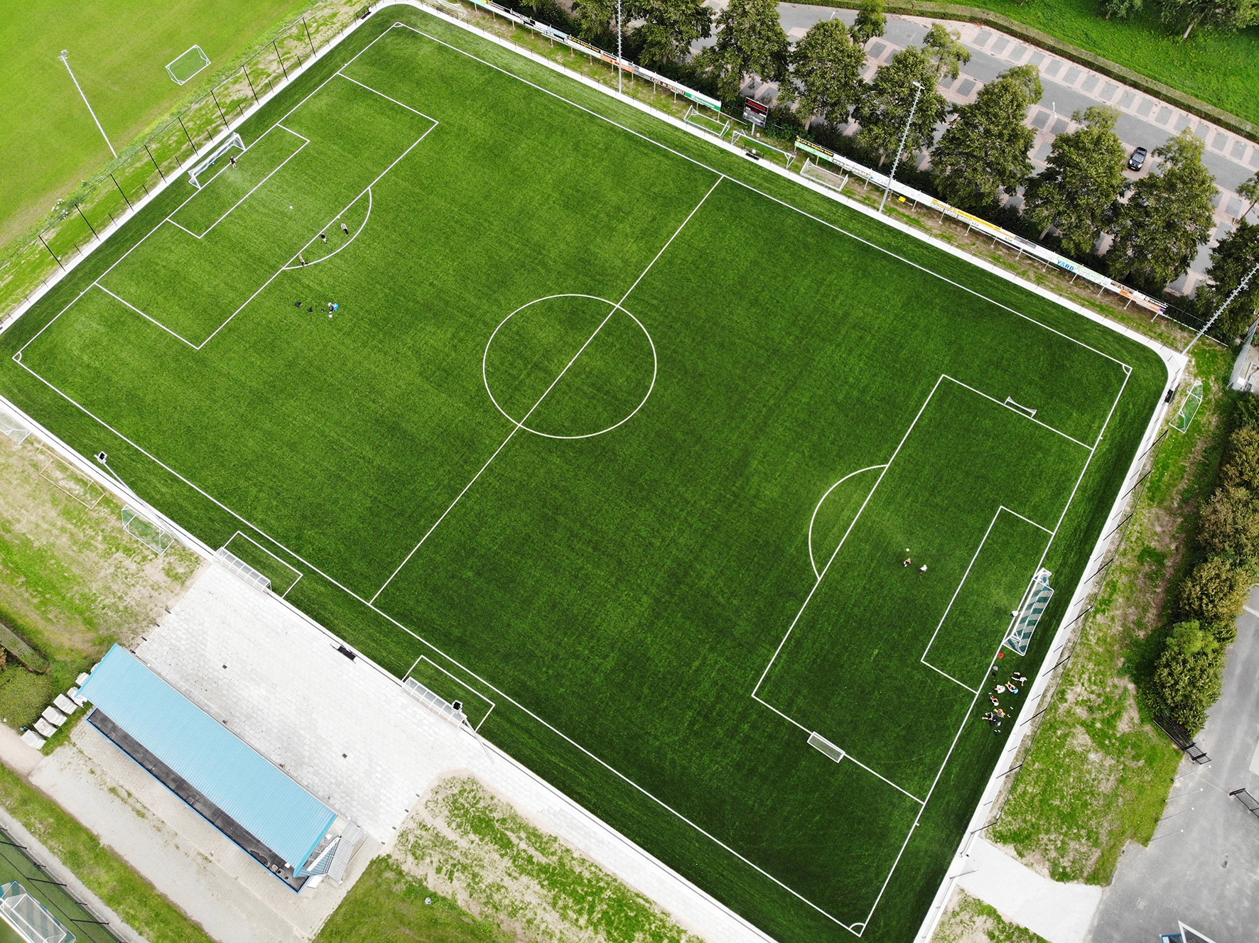 CCGrass artificial grass factory FIFA quality pro football field Sportpark Jo van Marle-Netherlands