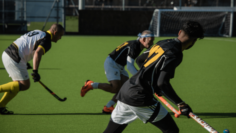 What does a hockey player look for in an artificial pitch?