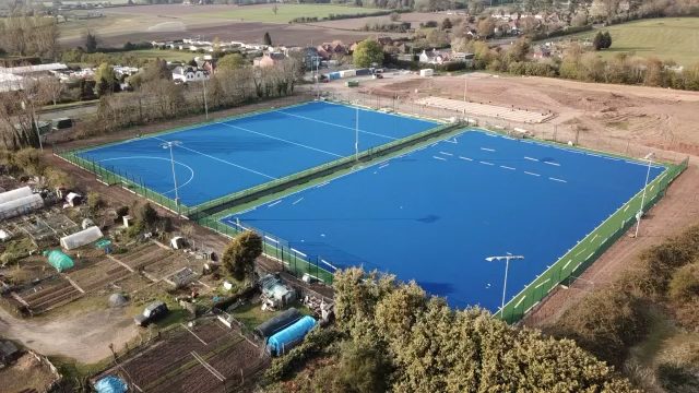 Worcester Hockey Club double pitch finished!