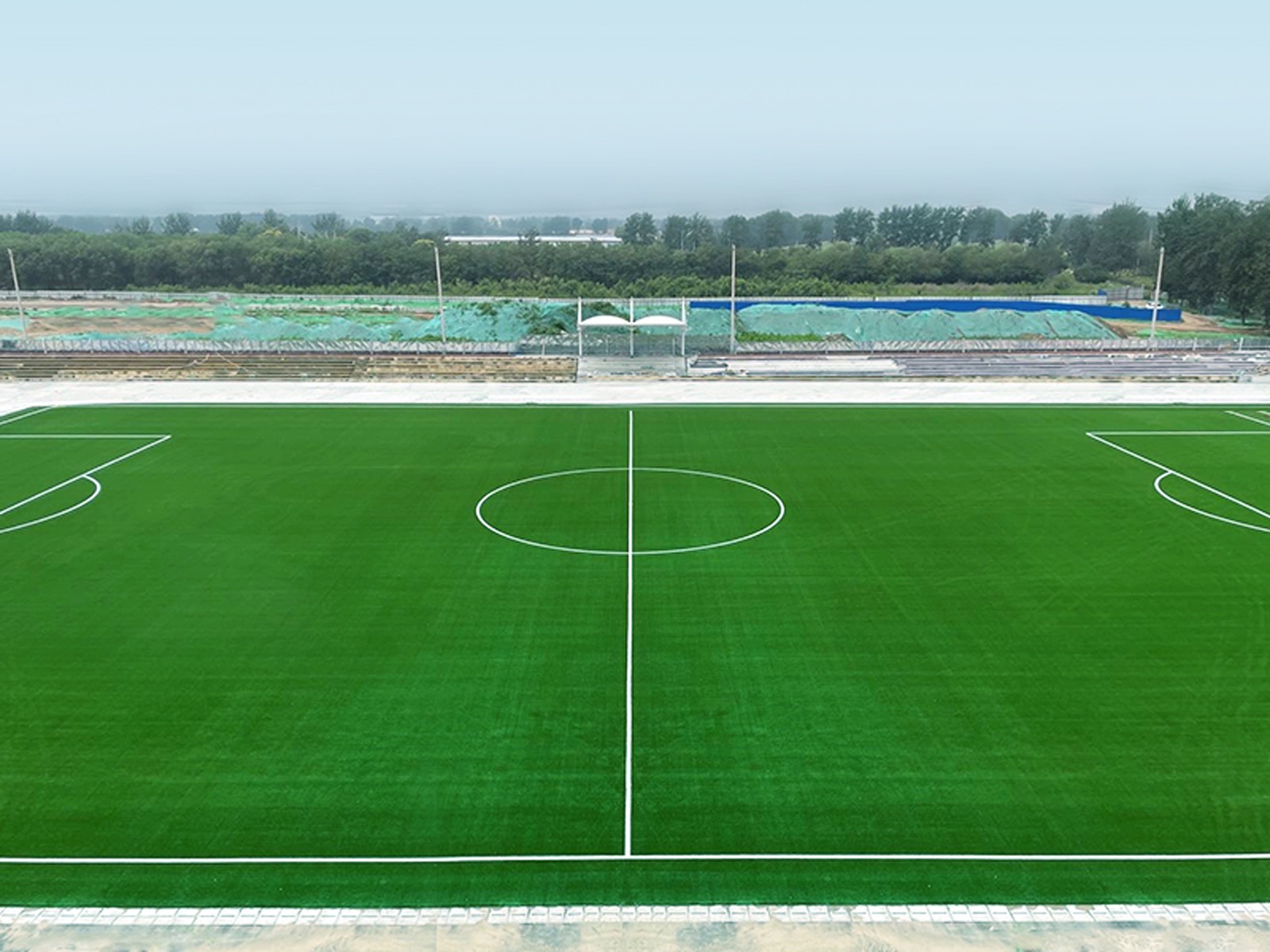 Yizhuang Xincheng Primary School Football Field Attached To Renmin University, China