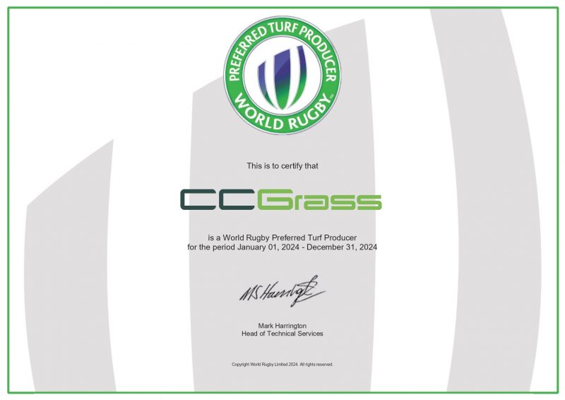 2024 PTP Certificate for CC Grass